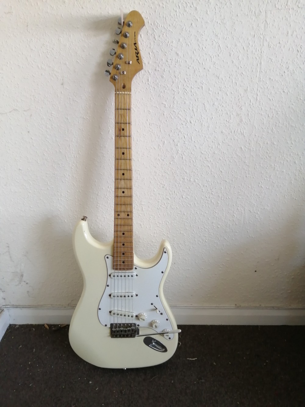 An ARIA STG series electric guitar